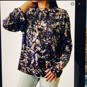 CAbi starry night blouse #3066